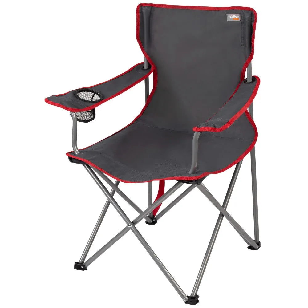 Folding camping chair with coasters and backrest breathable Aktive Camping folding chairs with backrest, folding beach chairs, folding chairs, folding camping chairs, camping chair, camping furniture